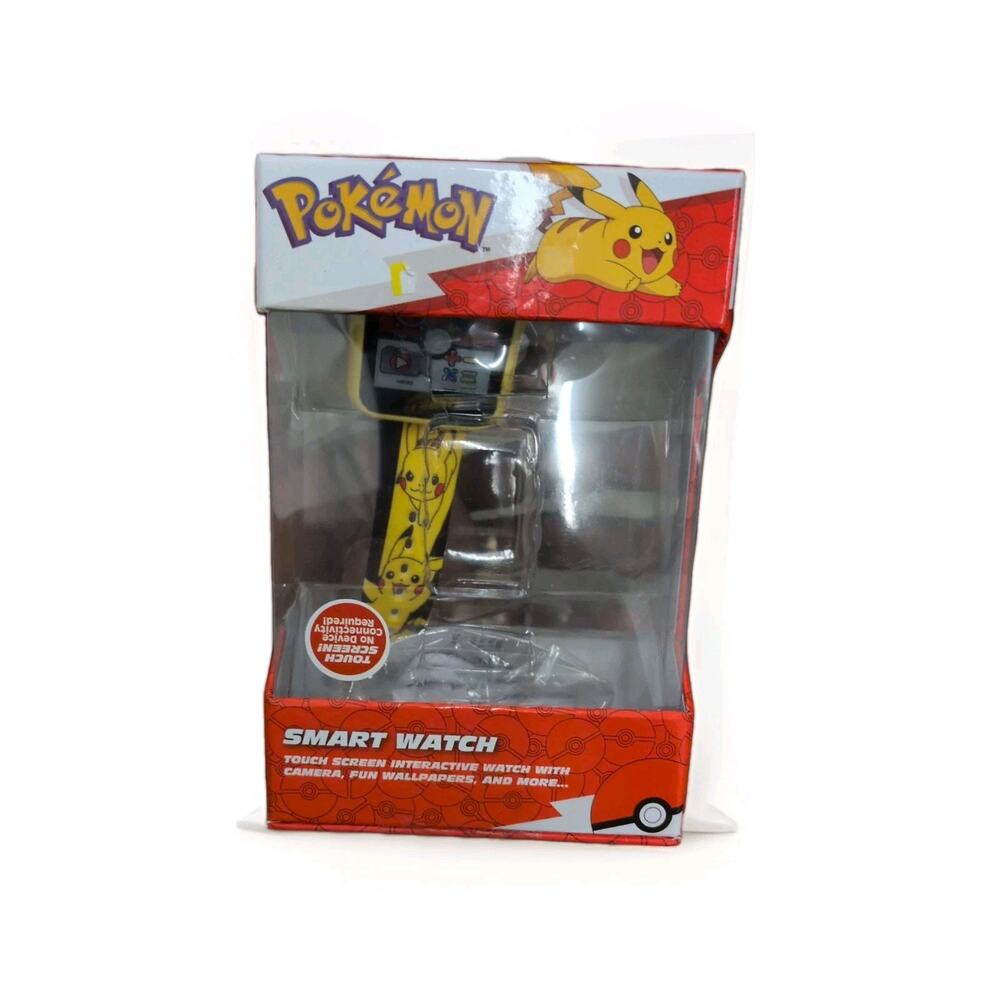 Pokemon Pikachu Kids Smartwatch Camera Games Yellow Boys Interactive Watch